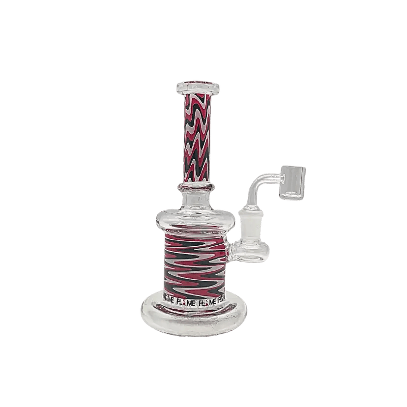 Product for sale: CB-1820 = 8” Wig Wag Pattern Rig with Quartz Banger-Default Title