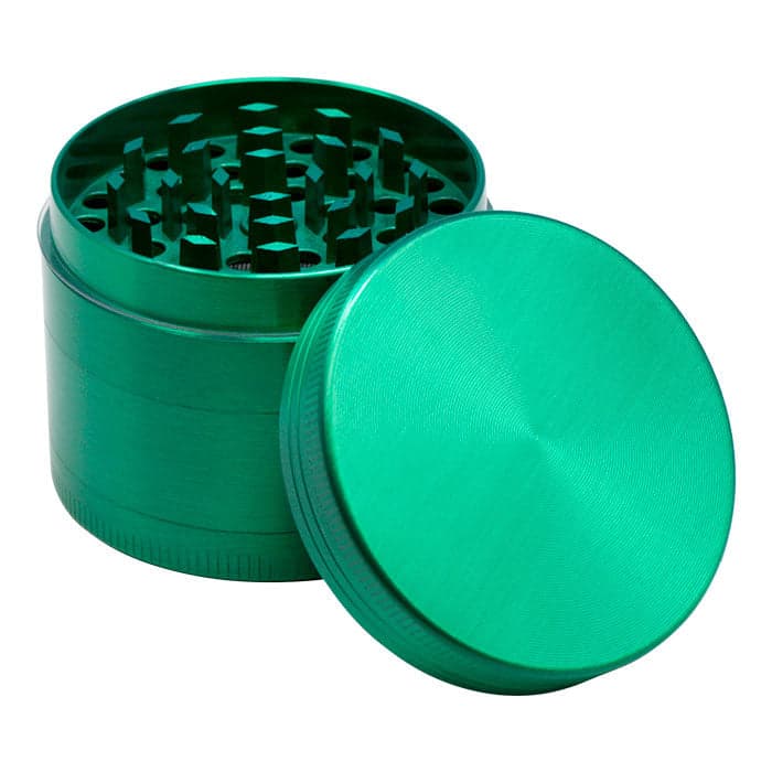 Product for sale: ZG4621-GRE - Green Aluminium Four Stage 63mm Grinder (10CT)-Default Title