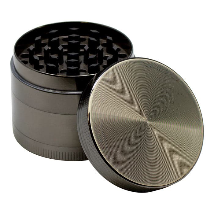 Product for sale: ZG4621-GRY - Gun Grey Aluminium Four Stage 63mm Grinder (10CT)-Default Title