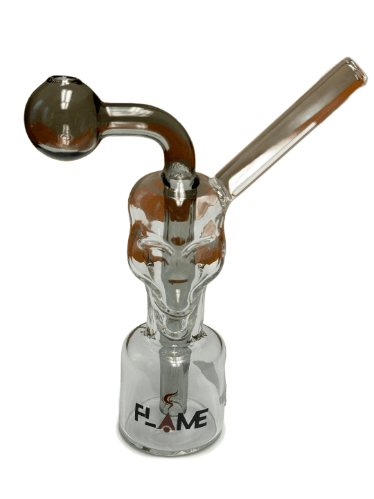 Product for sale: OBO-052 = Black Character Oil Glass Bong-Default Title