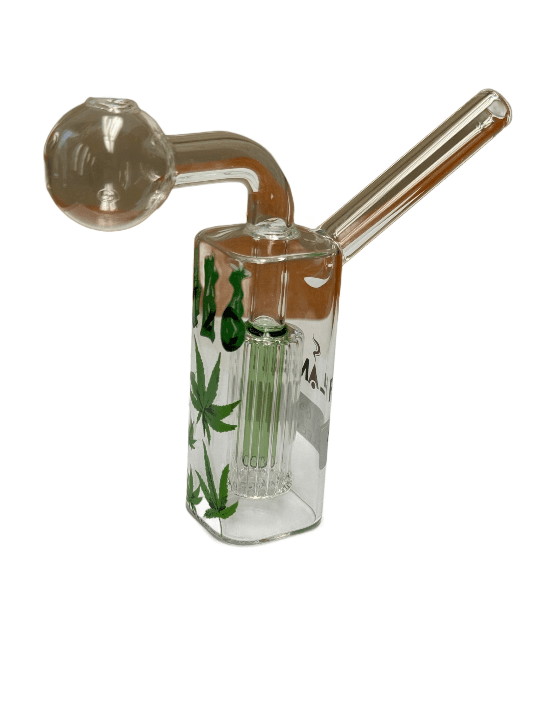 Product for sale: OBO-063 = Green Oil Glass Bong-Default Title