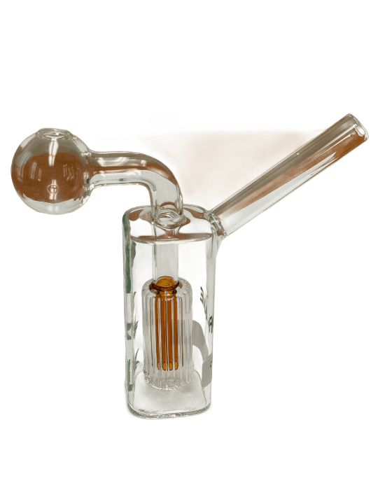 Product for sale: OBO-063 = Yellow Oil Glass Bong-Default Title