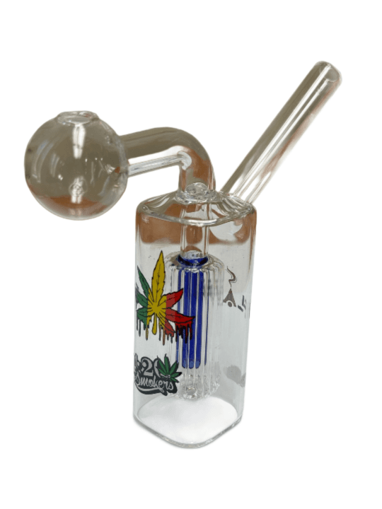 Product for sale: OBO-064 = Blue Oil Glass Bong-Default Title