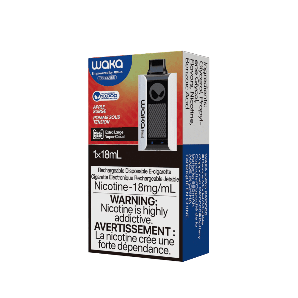 Waka Sopro 10,000 Puffs Rechargeable Disposable Vape (10CT) - Excise Version-undefined | For sale Jubilee Distributors