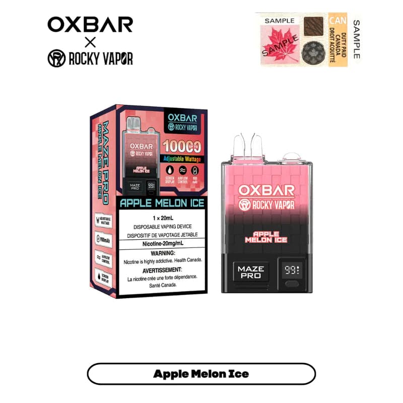 Product for sale: Oxbar Maze Pro 20mg 10,000 Puffs Disposable Vaple - Excise Version-undefined