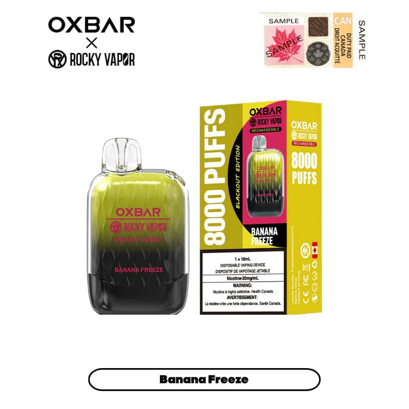 Product for sale: OXBAR Rocky Vapor 8000 Puffs (20mg/ml) Disposable Device - Excise Version-undefined