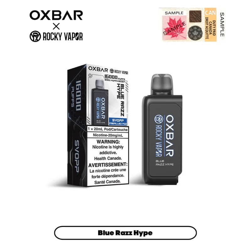 SVOPP ROCKY VAPOR OXBAR [PREFILLED PODS] 16K - 6CT - Excise Version-undefined | For sale Jubilee Distributors