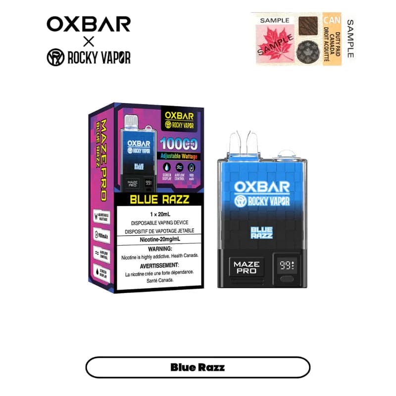 Product for sale: Oxbar Maze Pro 20mg 10,000 Puffs Disposable Vaple - Excise Version-undefined