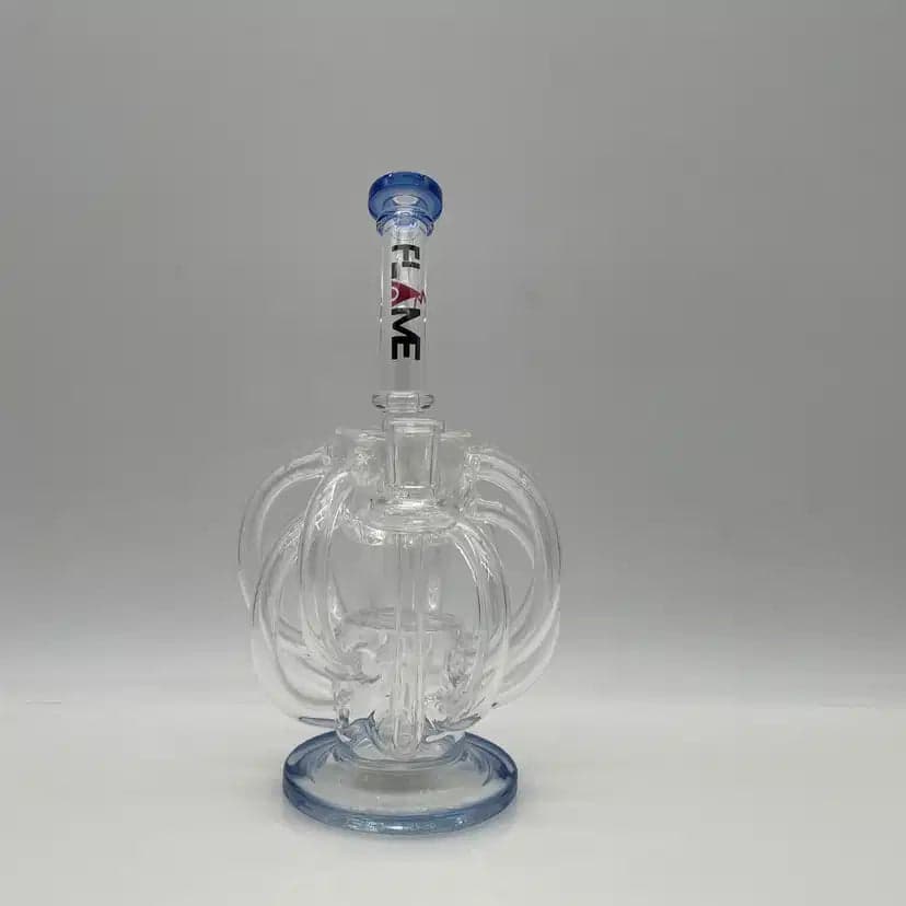 Product for sale: CB-134 = 12” Light Blue Vortex Octopus Bong (Fancy Billy Bong)-Default Title