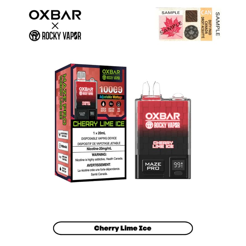 Product for sale: Oxbar Maze Pro 20mg 10,000 Puffs Disposable Vaple - Excise Version-undefined