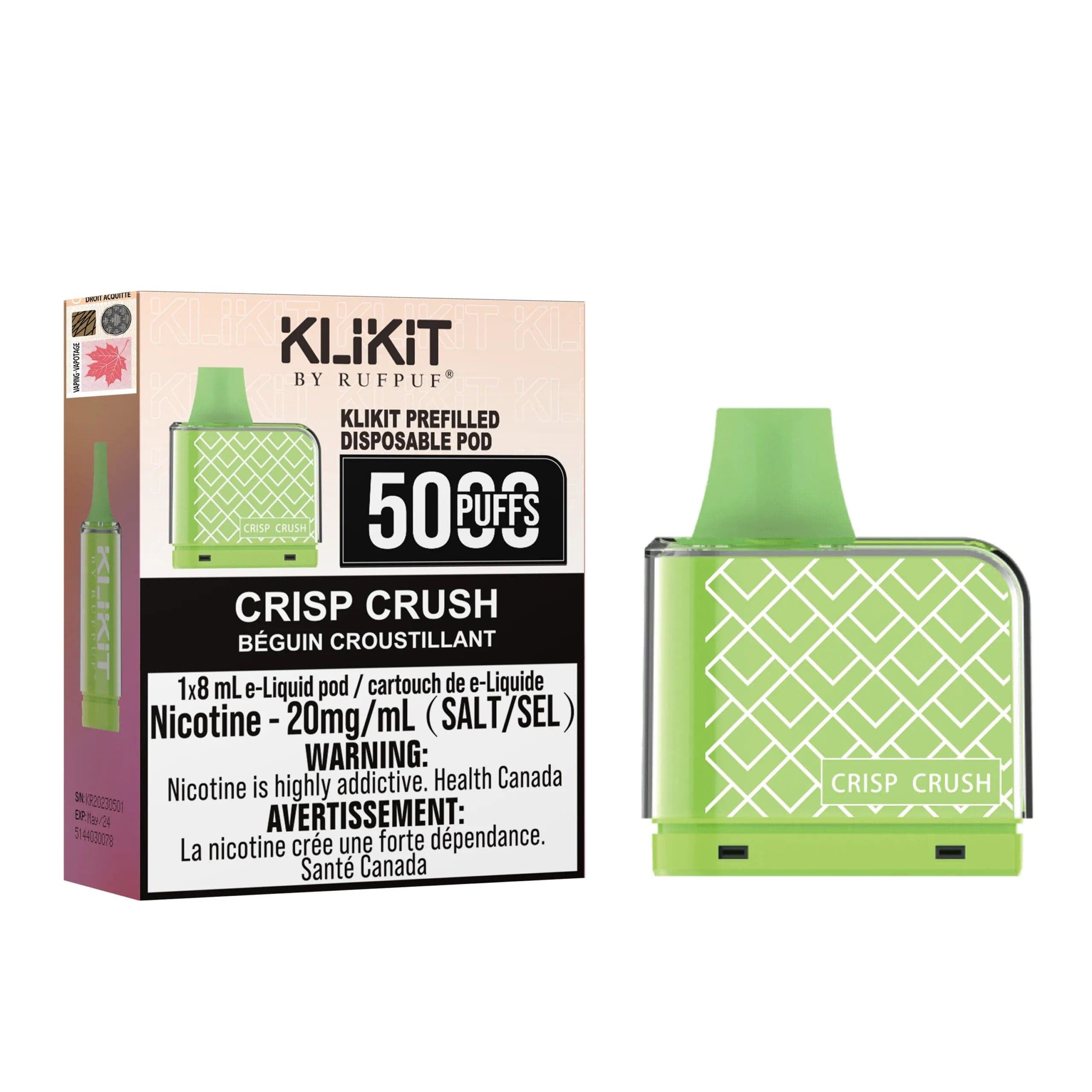 Product for sale: Rufpuf Klikit Pod 5000 (20mg/ML ) (5PCs)-Excise Version-undefined