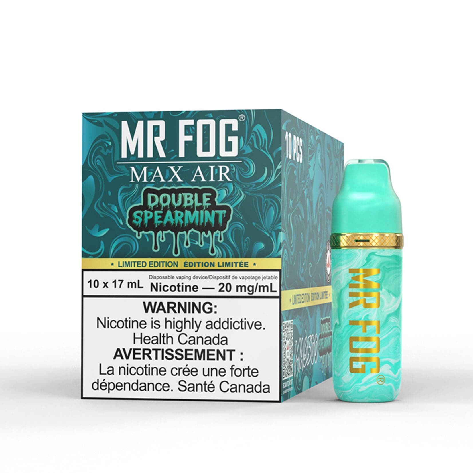 Product for sale: MR FOG MAX AIR MA8500 Disposable Vape - 10CT - Excise Version-undefined