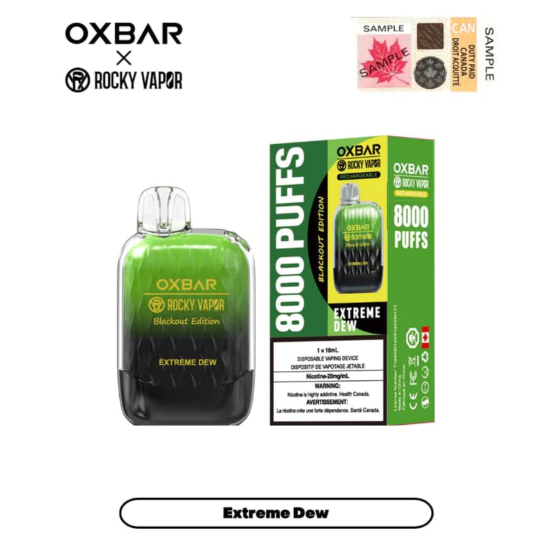 Product for sale: OXBAR Rocky Vapor 8000 Puffs (20mg/ml) Disposable Device - Excise Version-undefined