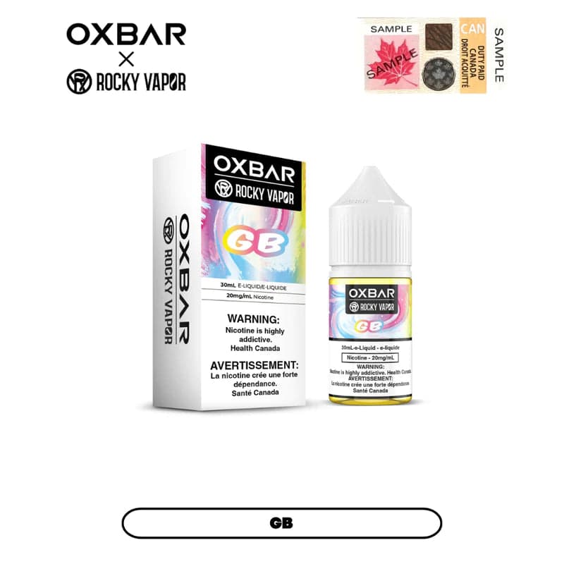 Product for sale: OXBAR 20mg E-Juice 30ml - Excise Version-undefined