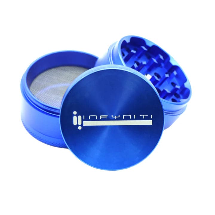 Product for sale: Infyniti Brand Aluminum Grinder - BLUE (GR1055-BL4)-Default Title