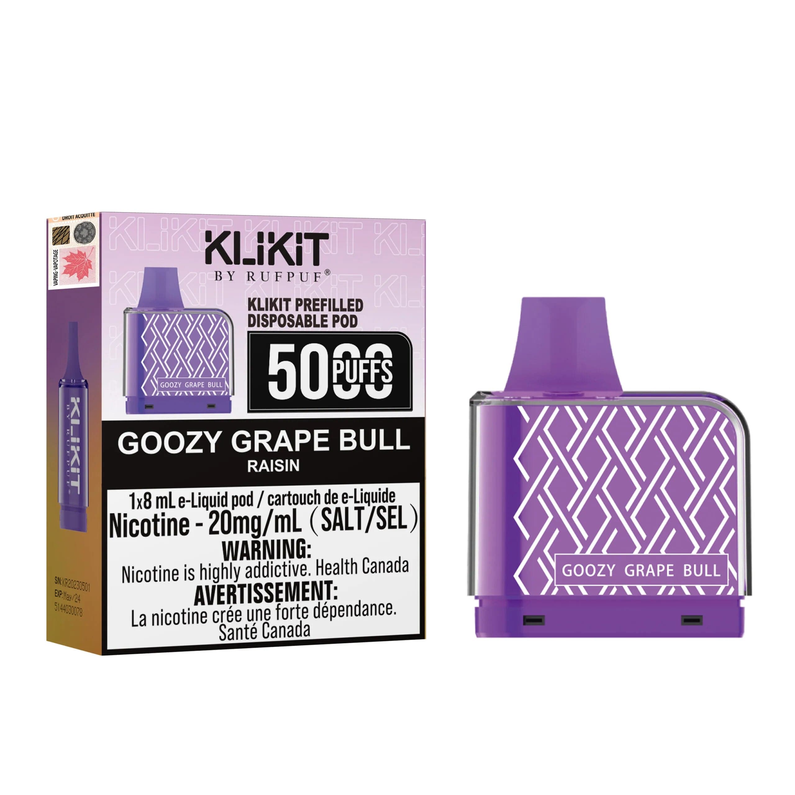 Rufpuf Klikit Pod 5000 (20mg/ML ) (5PCs)-Excise Version-undefined | For sale Jubilee Distributors