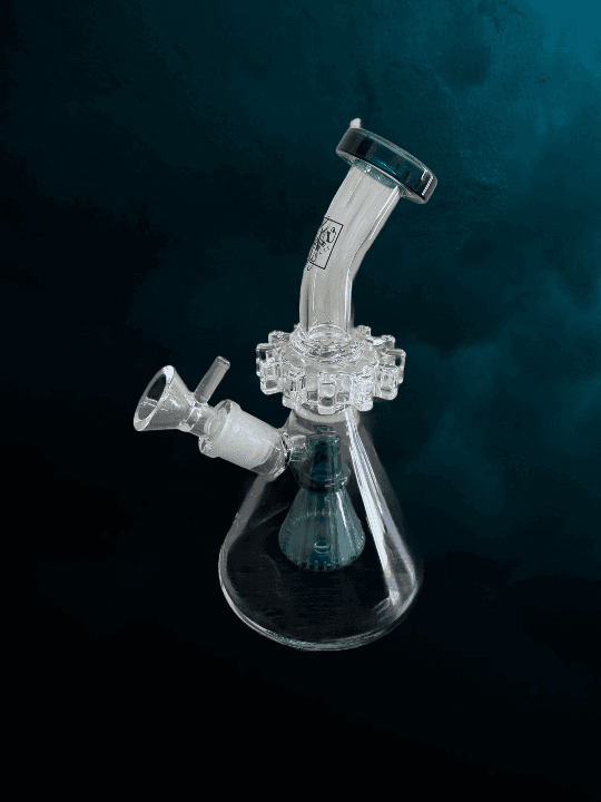 8” Spinning Fidget Bong (JD146)-undefined | For sale Jubilee Distributors