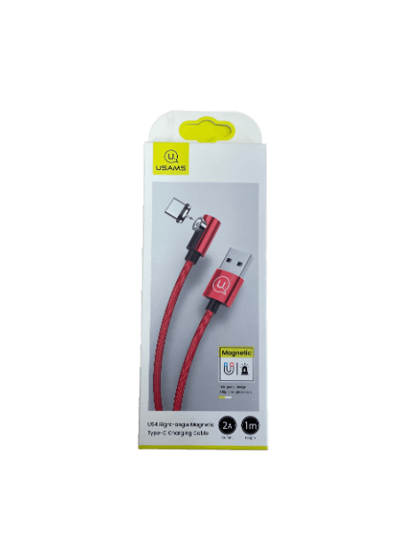 Product for sale: USAMS U54 Right-angle Magnetic Type-C Charging Cable-Default Title