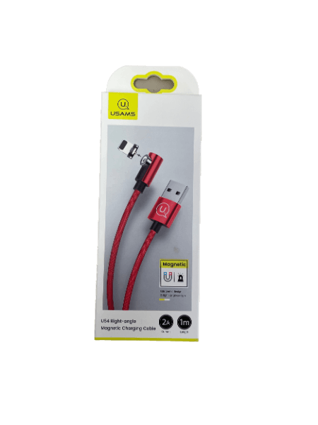 Product for sale: USAMS U54 Right-angle Magnetic Lighting Charging Cable-Default Title