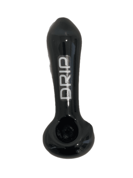 Product for sale: Drip 4" Black Glass Hand Pipe (6CT)-Default Title