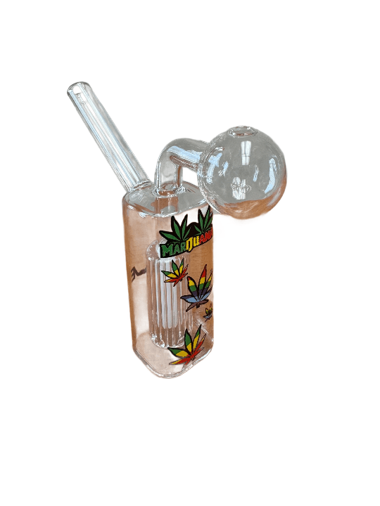 Product for sale: OBO-065 = White Oil Glass Bong-Default Title