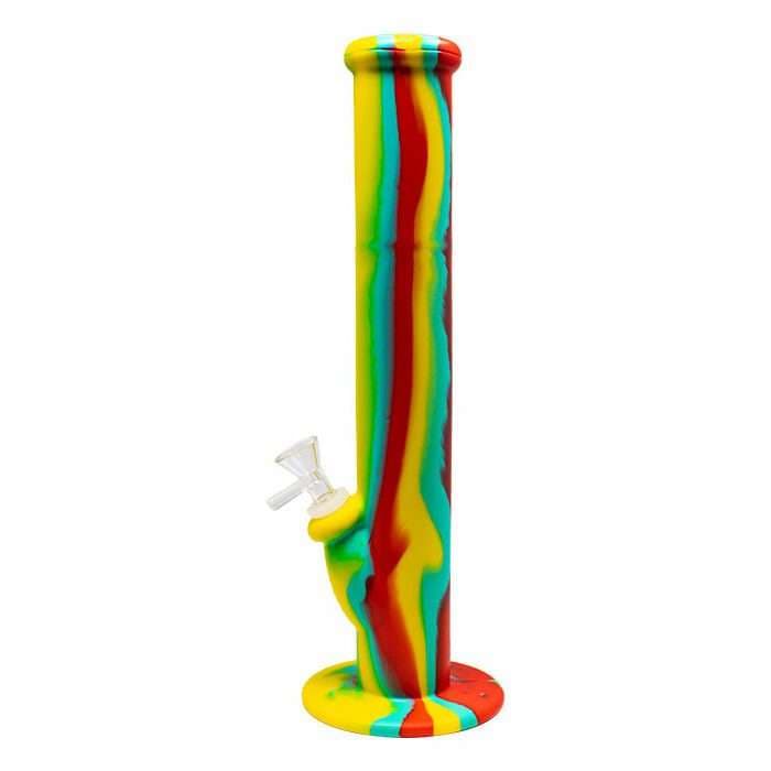 Product for sale: 14 Inches Silicone Bong - Orange-Default Title