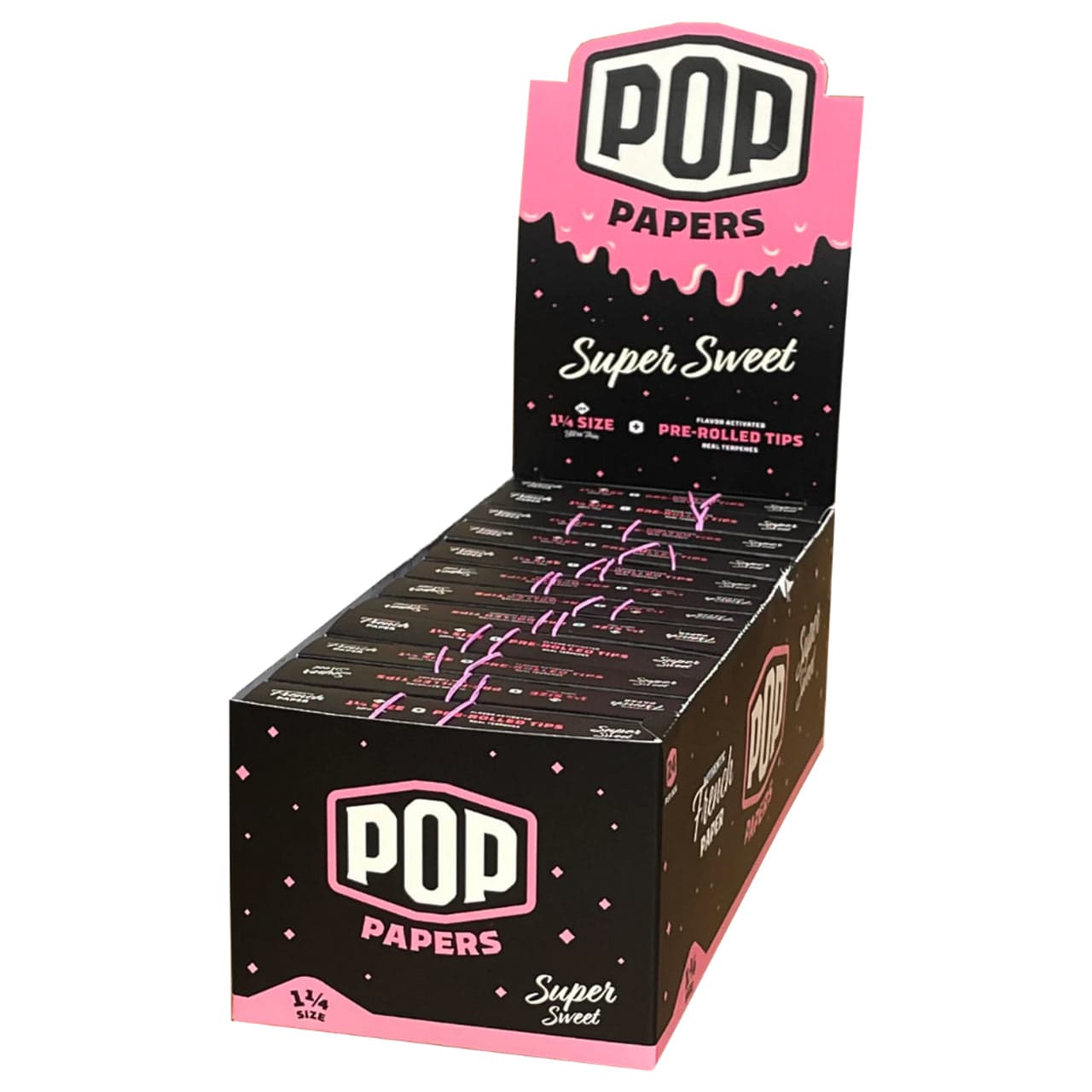 Pop Paper 1 1/4 Paper And Flavoured Tips - 24ct-undefined | For sale Jubilee Distributors