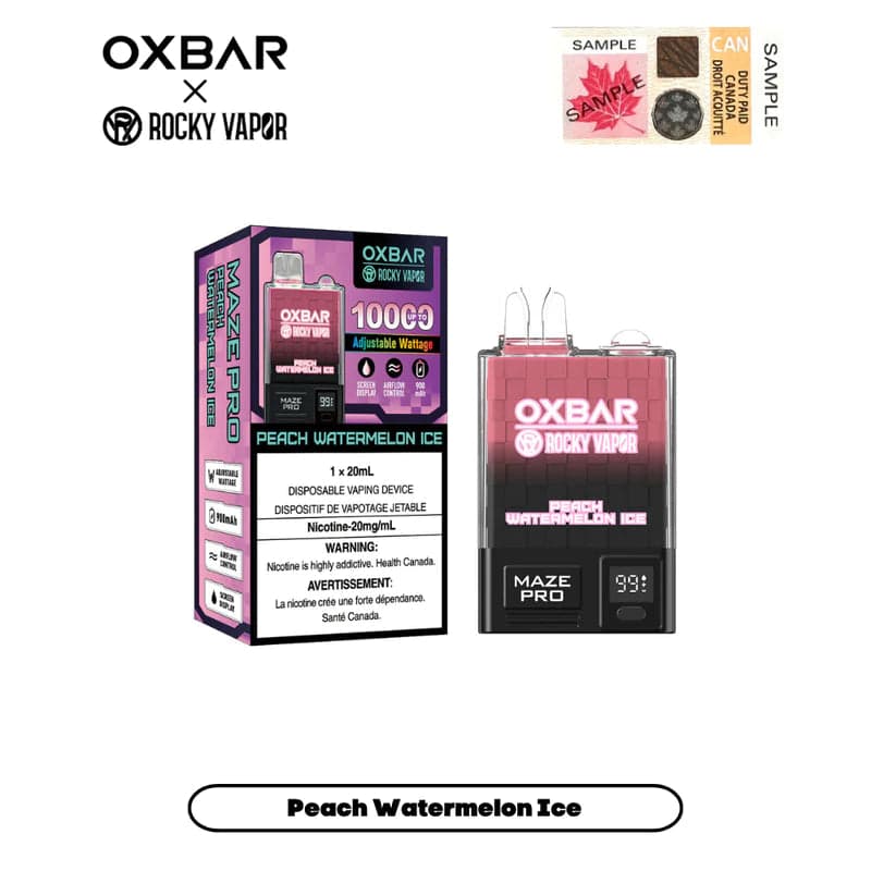 Product for sale: Oxbar Maze Pro 20mg 10,000 Puffs Disposable Vaple - Excise Version-undefined