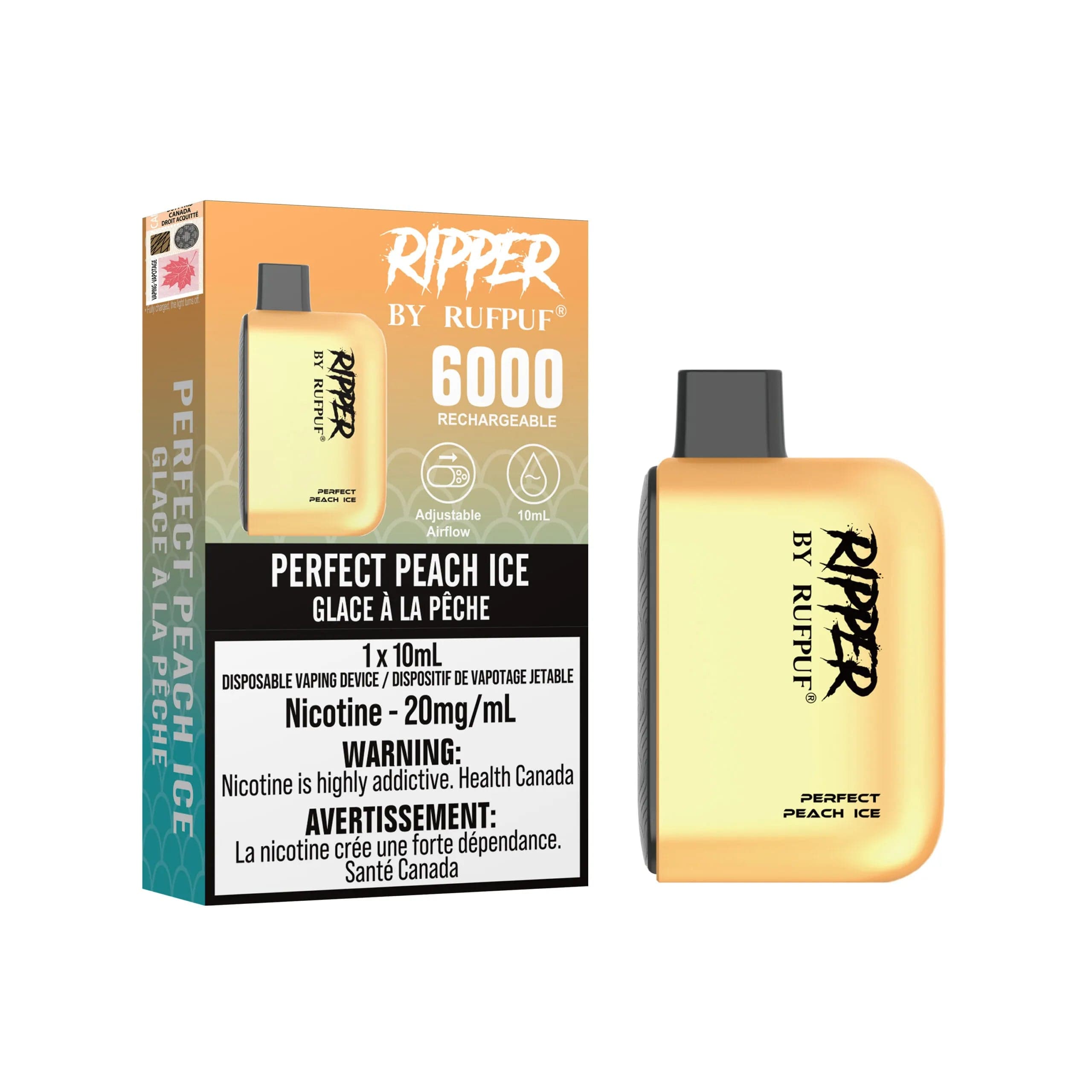 Product for sale: Rufpuf Ripper 20mg 6000 Puffs 10CT- Excise Version-undefined