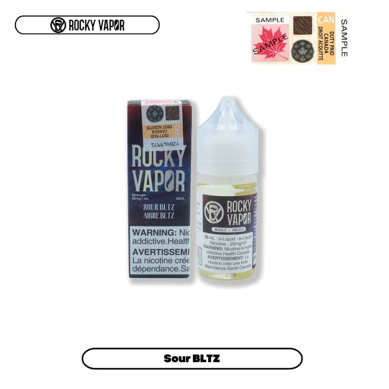 Product for sale: ROCKY VAPOR E-LIQUIDS 30ML - Excise Version-undefined