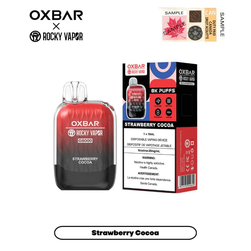 OXBAR Rocky Vapor 8000 Puffs (20mg/ml) Disposable Device - Excise Version-undefined | For sale Jubilee Distributors