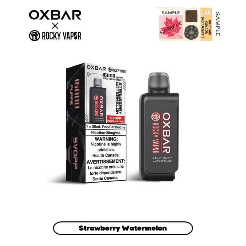 Product for sale: SVOPP ROCKY VAPOR OXBAR [PREFILLED PODS] 16K - 6CT - Excise Version-undefined