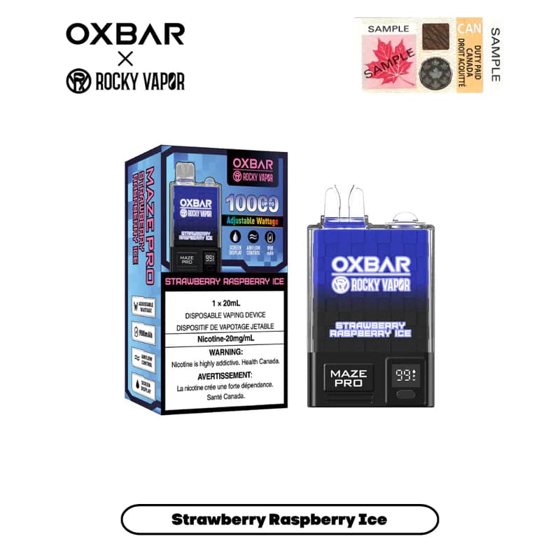 Product for sale: Oxbar Maze Pro 20mg 10,000 Puffs Disposable Vaple - Excise Version-undefined