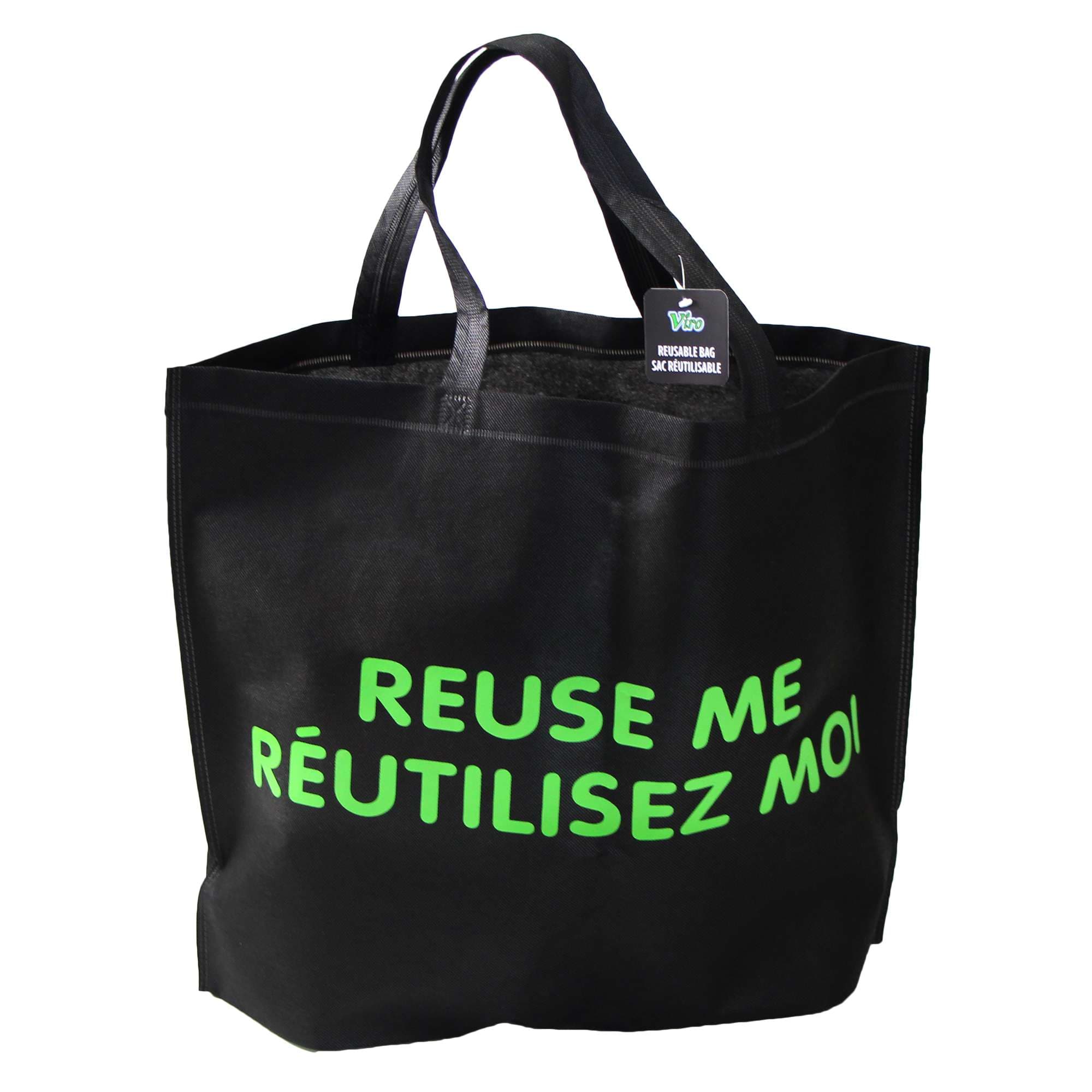 Product for sale: Viro - Reusable Bags - 54cm x 18cm x 40cm - X-Large - Black-Default Title