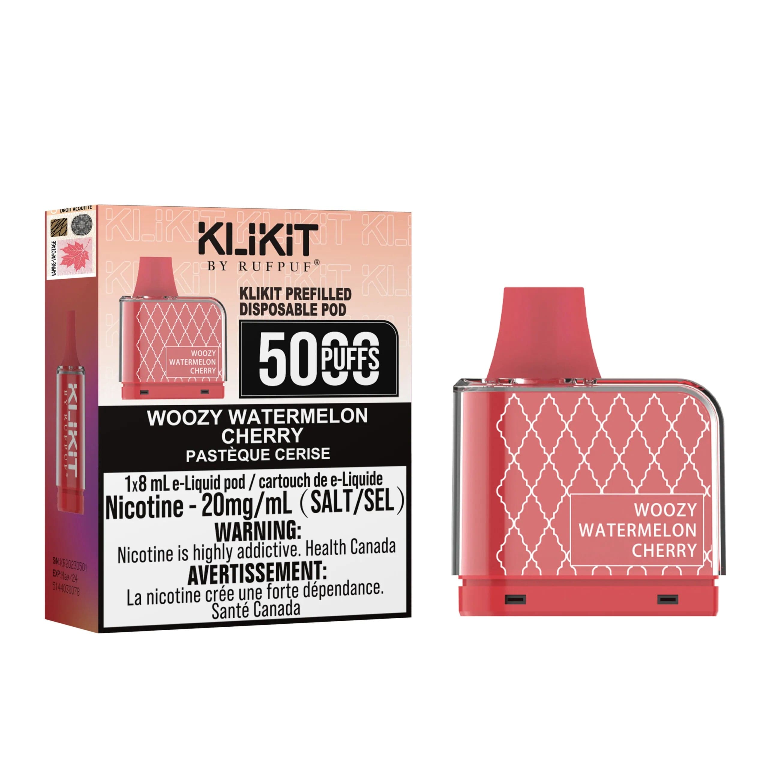 Product for sale: Rufpuf Klikit Pod 5000 (20mg/ML ) (5PCs)-Excise Version-undefined