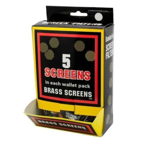 Product for sale: Pipe Screens Brass Wallet Pack - 20 Pack Box-Default Title