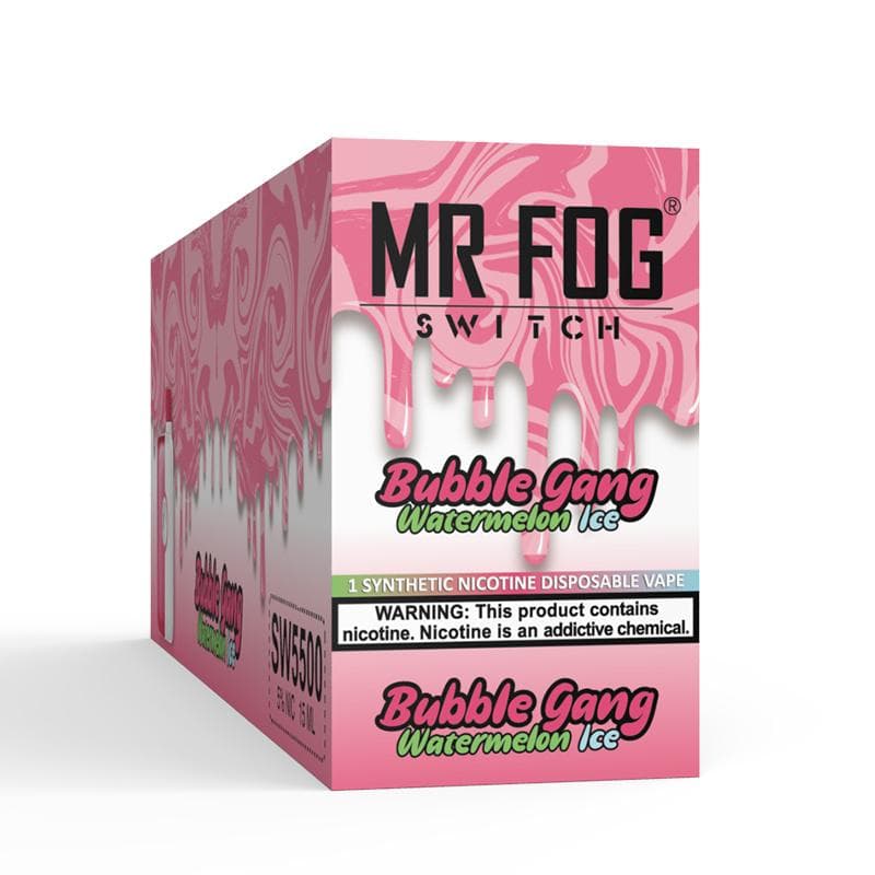 Product for sale: MR FOG SWITCH DISPOSABLE VAPE 5500 PUFFS BOX OF 10 (20MG)- Excise Version-undefined