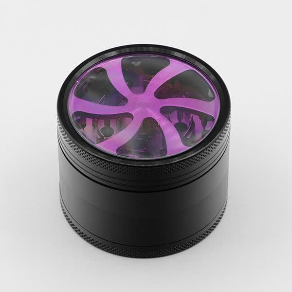 Xtreme Aluminum Grinder – Fan Blade Top – 4 Parts – Purple-undefined | For sale Jubilee Distributors