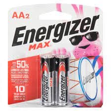 Product for sale: Energizer Max Alkaline Batteries AA 2ct-Default Title