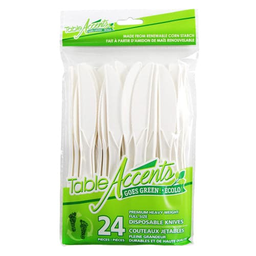 Product for sale: Table Accents - Knives - Full Size - Bioplastic - 24Pk-Default Title