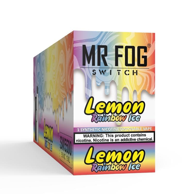 Product for sale: MR FOG SWITCH DISPOSABLE VAPE 5500 PUFFS BOX OF 10 (20MG)- Excise Version-undefined