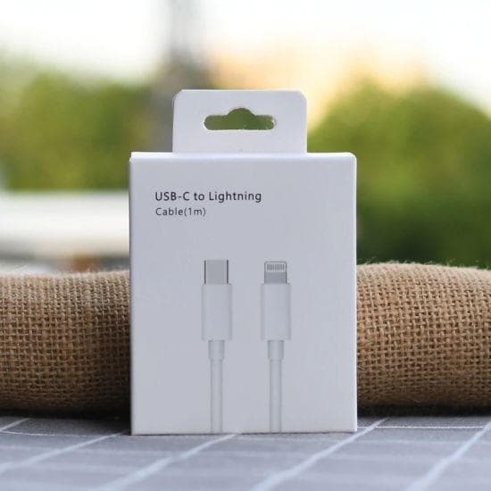 Product for sale: USB-C To Lightning Cable - White (Retail Box)-Default Title