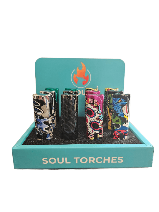 Product for sale: Soul Single Flame Torch Lighter (1810) - 12CT-Default Title