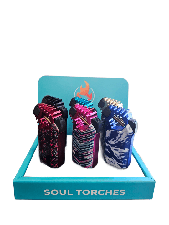 Product for sale: Soul Single Flame Torch Lighter (1821) - 6CT-Default Title