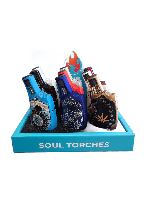 Product for sale: Soul Single Flame Torch Lighter (1813) - 9CT-Default Title