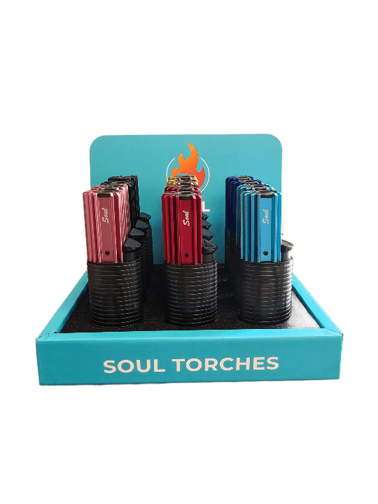 Product for sale: Soul Single Flame Torch Lighter (1818) – 12CT-Default Title